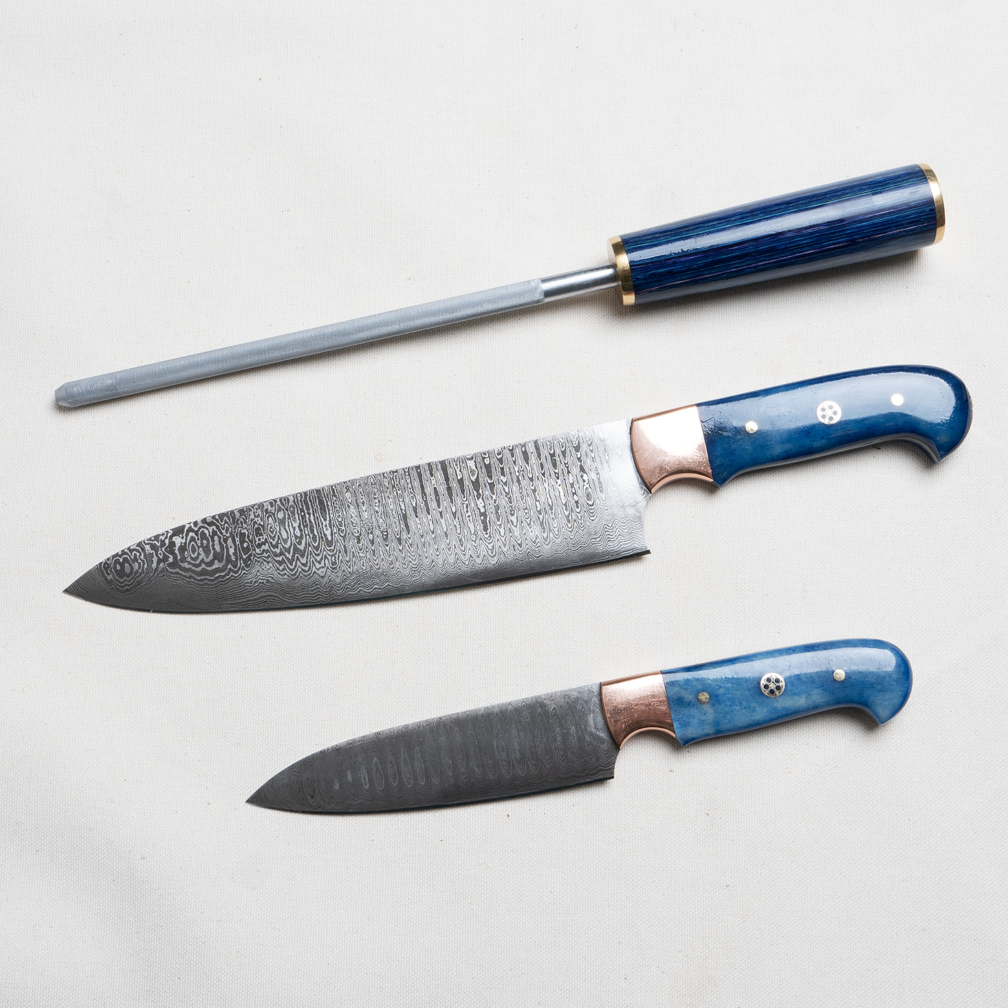 Carlos received a Black Forge chef knives set in one of his themed boxes from Bespoke Post.