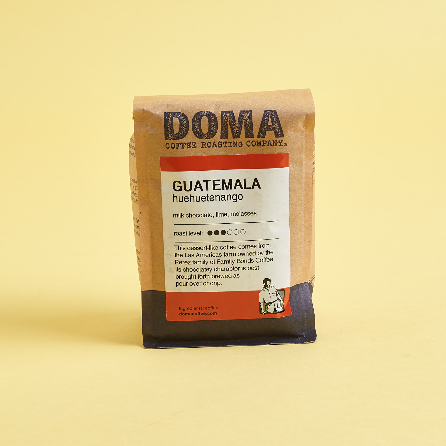 Christen got a bag of Doma Guatemala Huehuetenango in her Trade Coffee box.